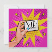 Invitation VIP Art Pop (Devant)