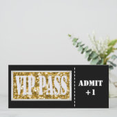 Invitation VIP Black and Gold (Debout devant)