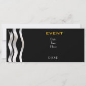 Invitation VIP Black and Gold (Dos)
