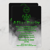 Invitation VIP confidentiel après la fête de mariage (Devant / Derrière)