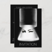 Invitation Vip de la soirée Filles (Devant / Derrière)