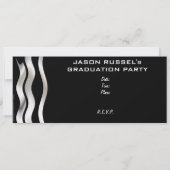 Invitation VIP noir et blanc (Dos)