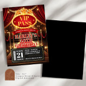 Invitation VIP Pass Glamor Premiere Hollywood Adulte Annivers