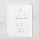 Invitation Virgin and Child Red Roses Roman Catholic Baptism (Dos)