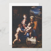 Invitation Virgin Mary and Child with John the Baptist (Devant / Derrière)