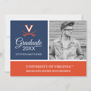 Invitation Virginia Cavaliers Diplômé