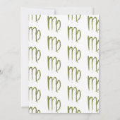 Invitation VIRGO Zodiac Astrologie Été Automne Fiançailles (Dos)