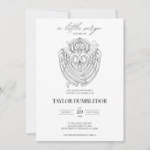 Invitation Virgo Zodiac Star Sign Baby shower d'astrologie (Devant)