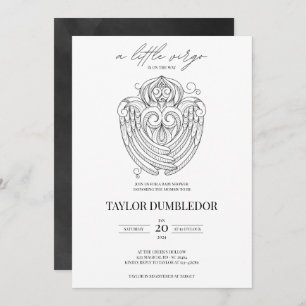 Invitation Virgo Zodiac Star Sign Baby shower d'astrologie