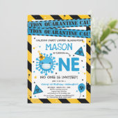 Invitation Virtual 1er Anniversaire Quarantaine 1er Anniversa (Debout devant)