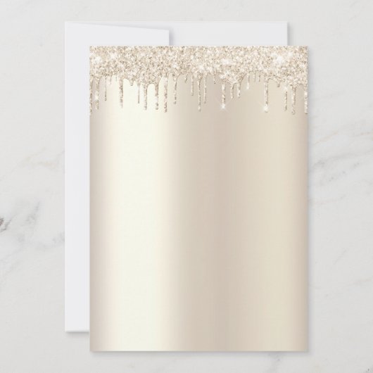 Invitation Virtual 70e anniversaire de la Parties scintillant (Dos)