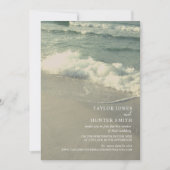 Invitation Virtual Live Stream Beach Wedding (Devant)