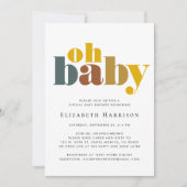 Invitation Virtual Oh Baby Boy Douche (Devant)