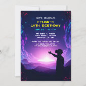Invitation Virtual Reality Gamer Party VR Anniversaire (Devant)