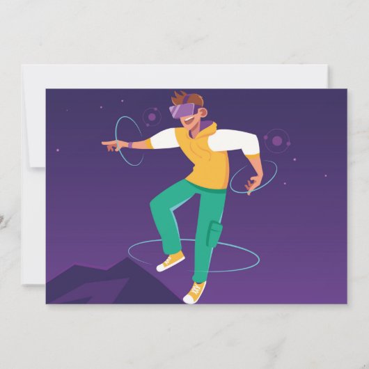 Invitation Virtual Reality VR Digital Gaming Gamer Photo (Dos)