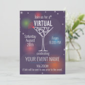 Invitation virtuelle à célébrer en ligne (Debout devant)