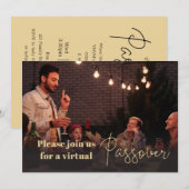 Invitation virtuelle amusante pour un Passah en ph (Devant / Derrière)