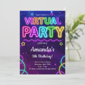 Invitation virtuelle d'anniversaire (Debout devant)