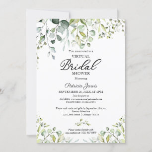 Invitation Virtuelle de Fête de Fiançailles avec V