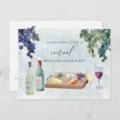 Invitation virtuelle de la fête du vin et du froma (Devant / Derrière)