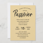 Invitation virtuelle de Pessa'h en famille (Dos)