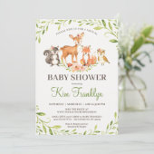 Invitation virtuelle sur le Baby shower des bois (Debout devant)