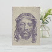 Invitation Visage du Christ sur le Voile de Saint-Veronica (Debout devant)