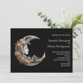 Invitation Visage féminin dans le Mariage de la lune (Debout devant)