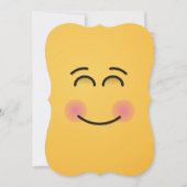 Invitation Visage souriant aux yeux souriants (Devant)