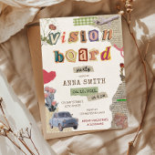 Invitation Vision Board Party Fille's Night