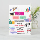 Invitation Vision Board Party Invitation, Dream vision (Debout devant)