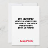 Invitation Vision Board Party Invitation, Dream vision (Dos)