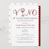 Invitation Vision Board Sorority Women Networking Party (Devant / Derrière)