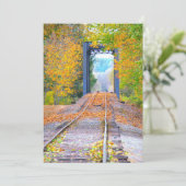 Invitation vision de rail d'automne (Debout devant)