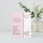 Invitation Visions sur les papillons dans l'invitation au Bab (Debout devant)