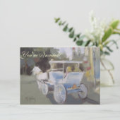 Invitation Visite en calèche (Debout devant)