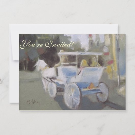 Invitation Visite en calèche (Devant)