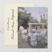 Invitation Visite en calèche touristique (Devant / Derrière)