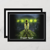 Invitation Visiteur Alien (Devant / Derrière)