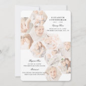 Invitation Visualisation de photos modernes, Requiem, funérai (Devant)