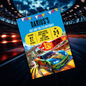 Invitation Vitesse dans des voitures de course personnalisées