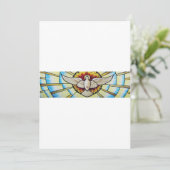 Invitation Vitrail de colombe Saint-Esprit (Debout devant)