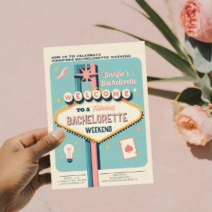 Invitation Viva Las Vegas Bachelorette Week-end