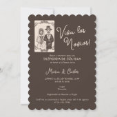 Invitation Viva los Novios Jour de la mort Bilingue Co-Ed Dou (Dos)