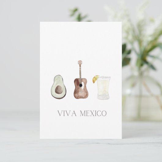 Invitation Viva Mexico  (Debout devant)