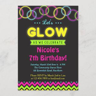 Invitation vive / Glow in the Dark invitation