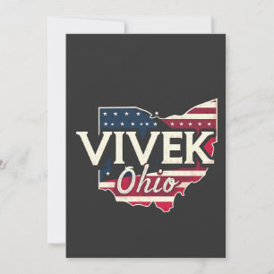 Invitation Vivek Ohio 2026 Gouverneur Républicain Américain