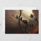 Invitation Vivid Retro - Fantômes dans un arbre (Devant)