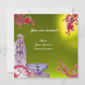 Invitation VIVIEN MONOGRAM jaune topaz (Dos)