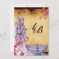 VIVIEN MONOGRAM parchemin violet